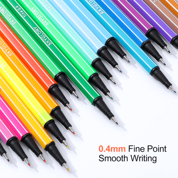 Colored Fineliner Pens 0.5mm10 Pcs