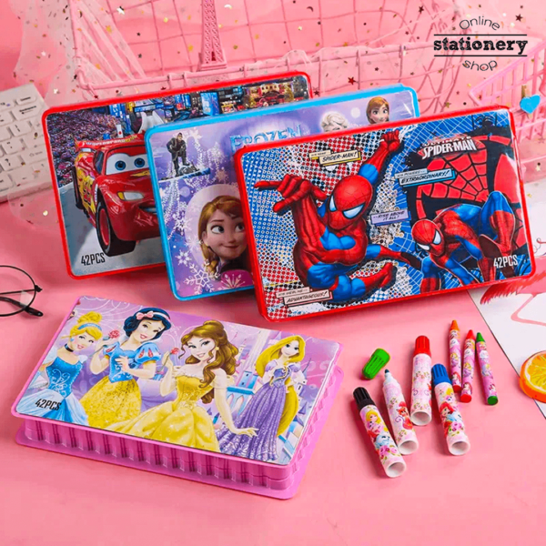 Disney Kids Art Painting Set For Drawing 42Pcs