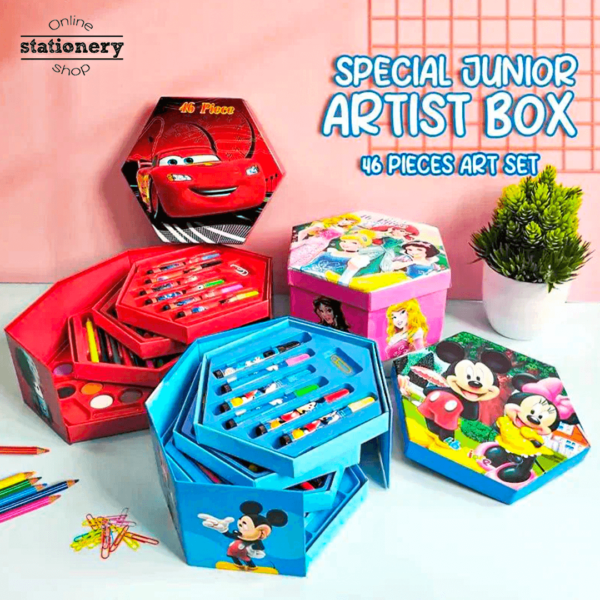 Disney Kids Art Painting Set For Drawing 46Pcs