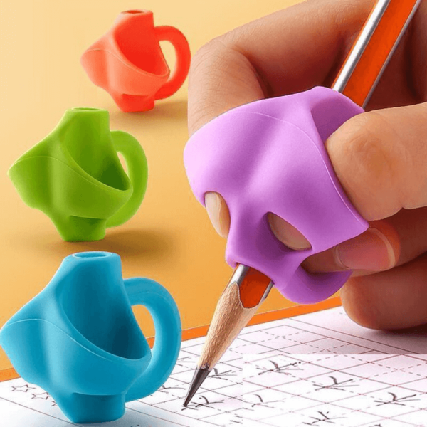 Three-finger Pencil Holder Student Correct Writing Learning Tool 4 Pcs