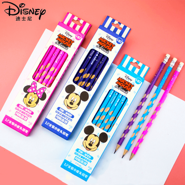 Disney Mickey Mouse HB Lead Pencils 12 Pieces Pack