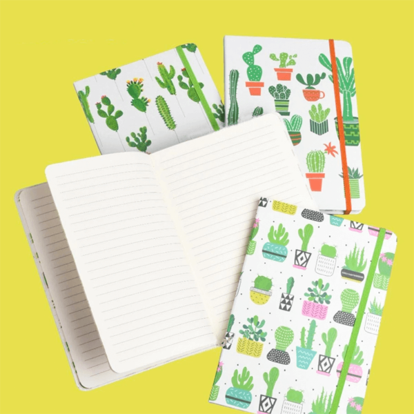 Cute Cactus Journal Notebook A5 Size 90 Line Pages - Image 5