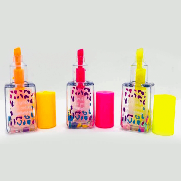 Nail Polish Neon Color Highlighter Marker Set 3 Pcs - Image 4