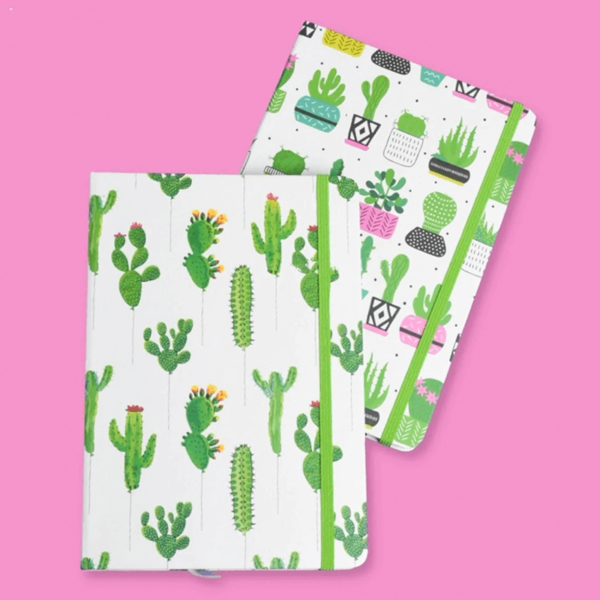 Cute Cactus Journal Notebook A5 Size 90 Line Pages - Image 2