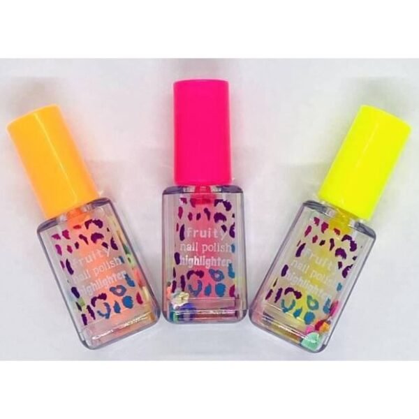 Nail Polish Neon Color Highlighter Marker Set 3 Pcs - Image 2