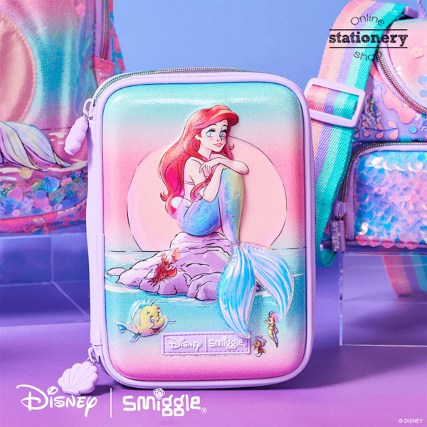 3D Smiggle Little Mermaid Hardtop Pencil Case