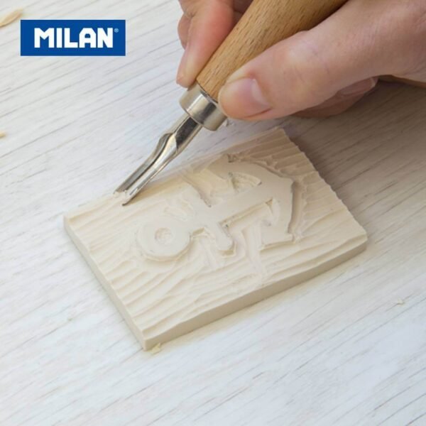 Milan Wooden Lino Cutter Set For Wooden Artwork & Crafting - Image 2