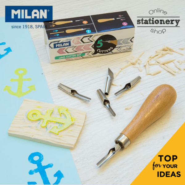 Milan Wooden Lino Cutter Set For Wooden Artwork & Crafting