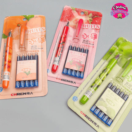 CHREN Cute Fruits Fountain Pen Set