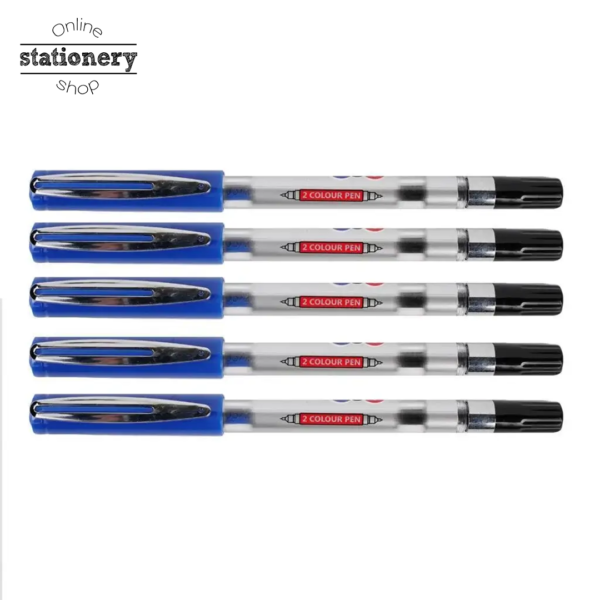 Hauser 2 in 1 Ball Pen Blue/Black 0.7mm - Image 2