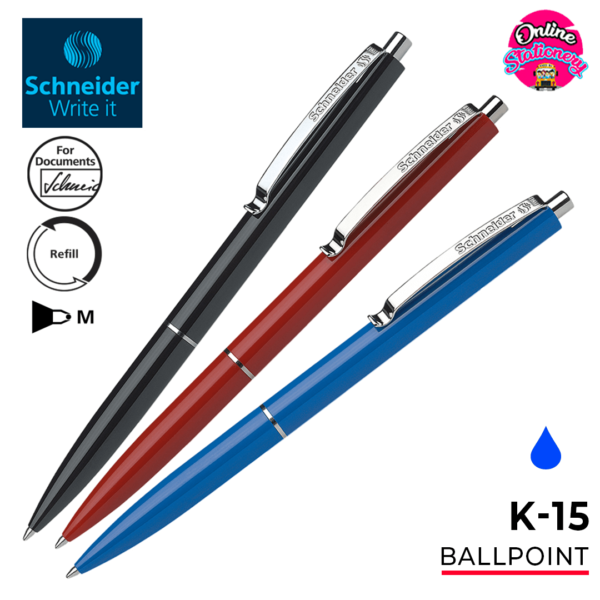 Schneider K-15 Ballpoint Pen Blue Ink