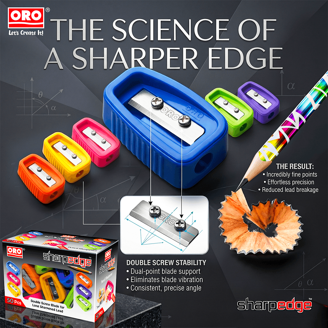 ORO Sharpedge Sharpeners Pack 50Pcs