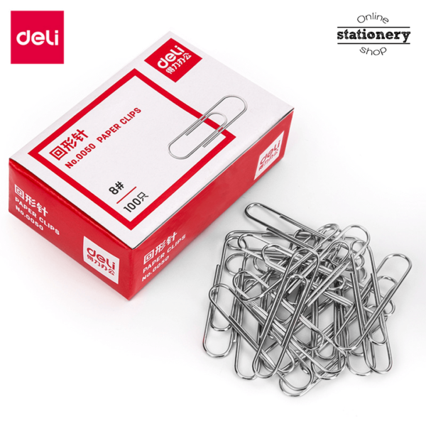 Deli Paper Clips 100PCS