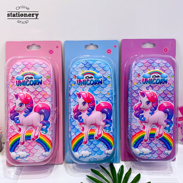 3D EVA Cuto Unicorn Pencil Case