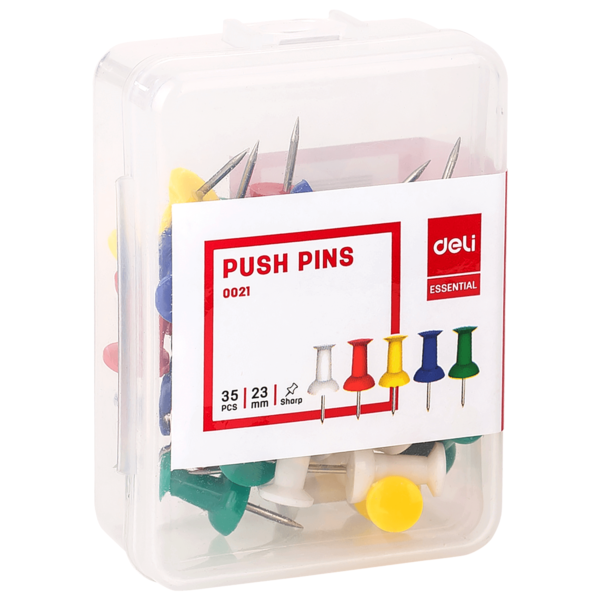 Deli Push Pins Set 35PCS - Image 2