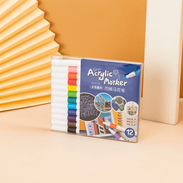 Acrylic Paint Marker Set Pack of 12 - Image 2