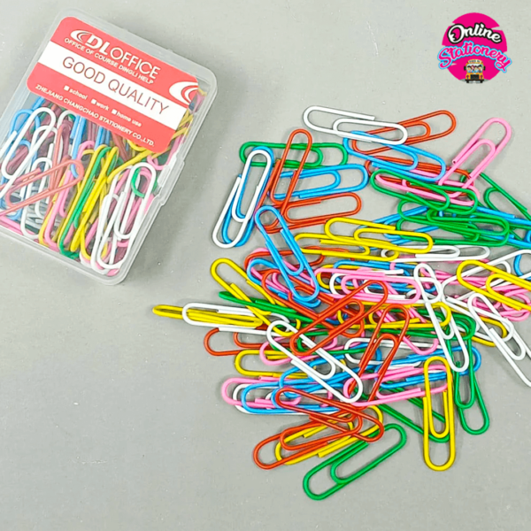 DL Multi Color Paper Clip Bookmark Set Of 70