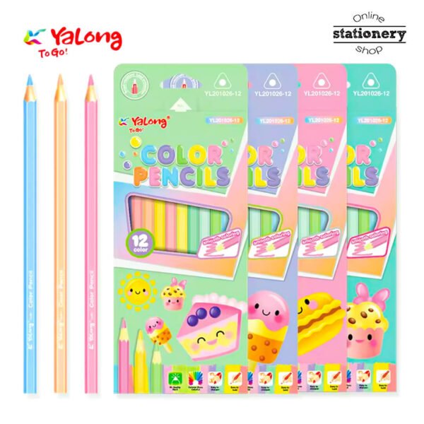 Yalong Macaron-Color Colored Pencils Set 12PCS