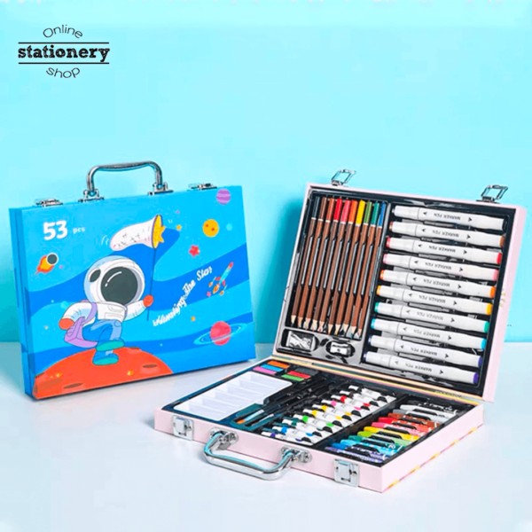 Space Children Art Painting Kit Set 53Pcs