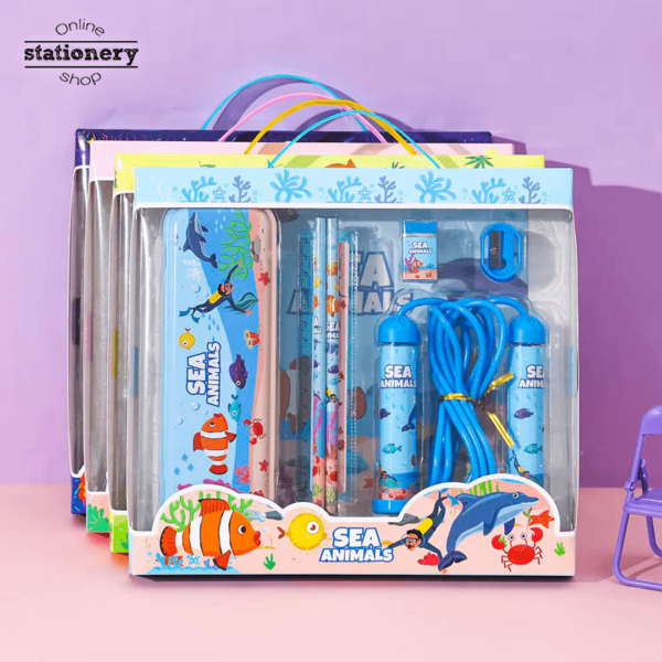 7Pcs Kids Students Stationery Set