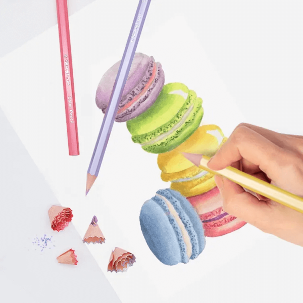 Yalong Macaron-Color Colored Pencils Set 12PCS - Image 4