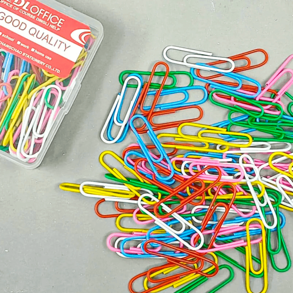 DL Multi Color Paper Clip Bookmark Set Of 70 - Image 2