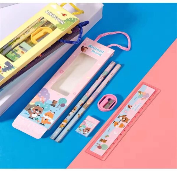 5Pcs Primary School Stationery Set - Image 4