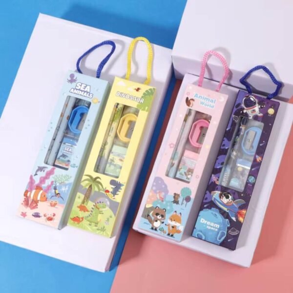 5Pcs Primary School Stationery Set - Image 2