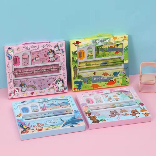 7Pcs School Students Stationery Set - Image 2