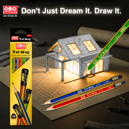 ORO Tri-Way Lead Pencils Pack of 12