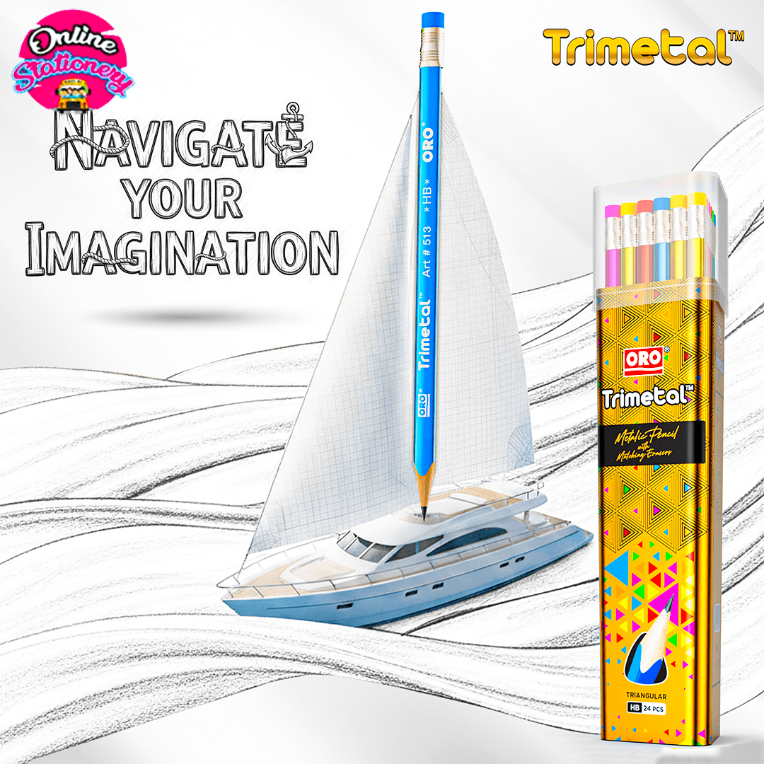 ORO Trimetal Lead Pencils Pack of 24