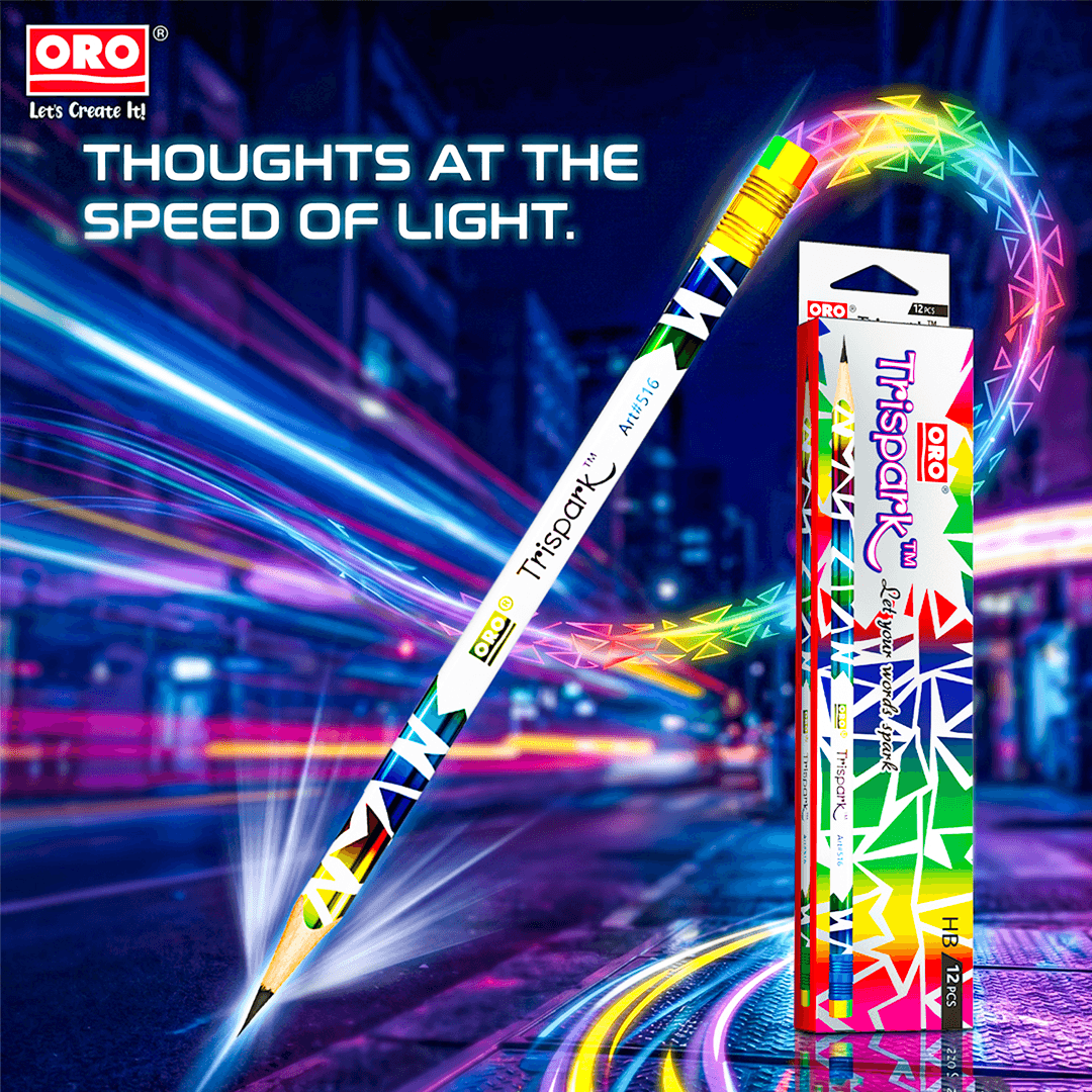 ORO Trispark Lead Pencils Pack of 12