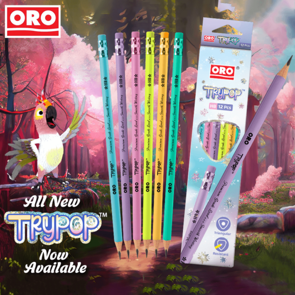 ORO Trypop Pencils Pack of 12