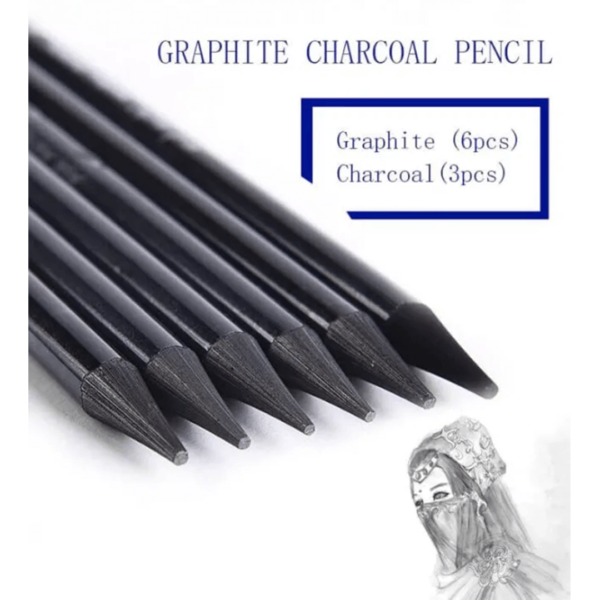 Keep Smiling Woodless Graphite Pencils Set 6 Pcs - Image 3