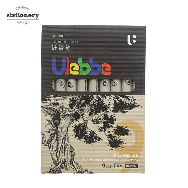 Ulebbe Pigment Fineliner Set 9Pc - Image 2