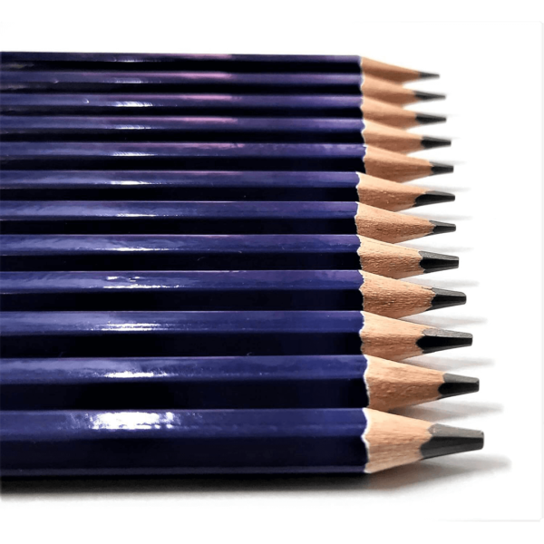 Keep Smiling Sketching Pencils Set 12Pcs - Image 4