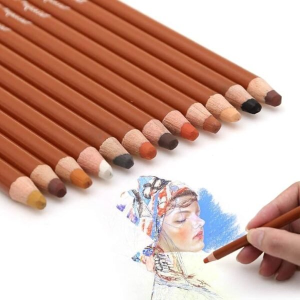 Keep Smiling Skin Tints Pastel Pencils Set 12Pcs - Image 2