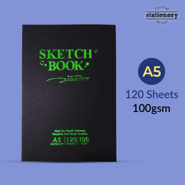 Keep Smiling Soft Cover Sketchbook A5 120 Pages/100gsm