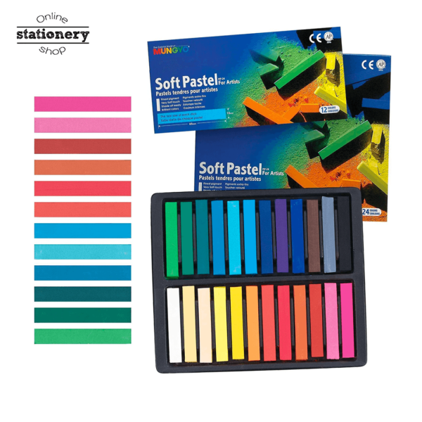 Mungyo Soft Pastels Set 12/24/36/48