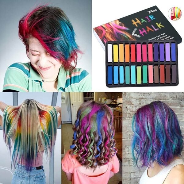 Hair Chalk Soft Pastels Set 12/24 - Image 2