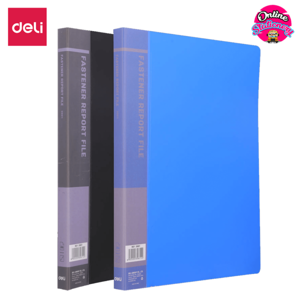 Deli Report File With Fastener A4 Size - online Stationery Shop Pakistan