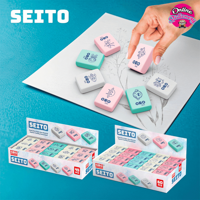 ORO SEITO ERASER Box - online Stationery Shop Pakistan