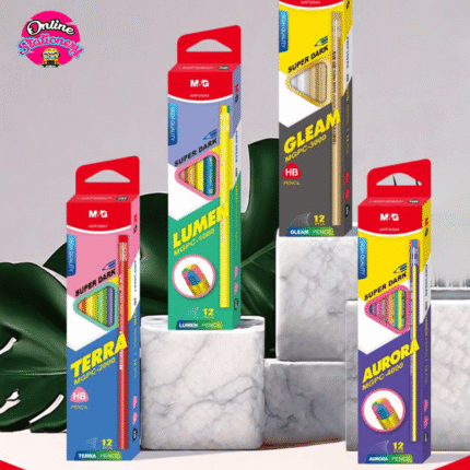 M&G Super Dark HB Lead Pencils 12 Pcs