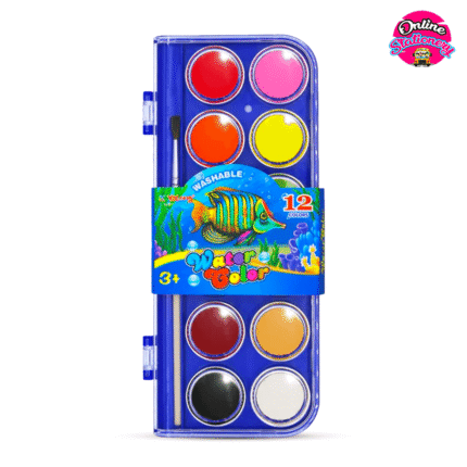 Yalong Washable Solid Watercolor 12Pcs