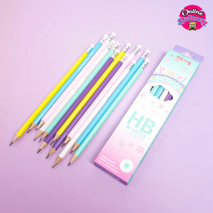 Yalong Pastel Color HB Lead Pencils 12PCS