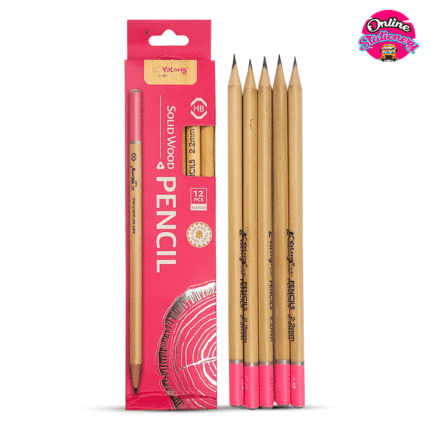 Yalong Solid Wood HB Lead Pencils 12PCS