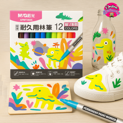 M&G Acrylic Paint Marker Pen Set 12Pcs