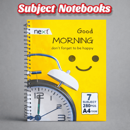 Next 7 Subject Notebook Register 280 Pages, A4 Size