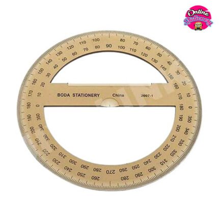 Round D Protractor 360 Degree