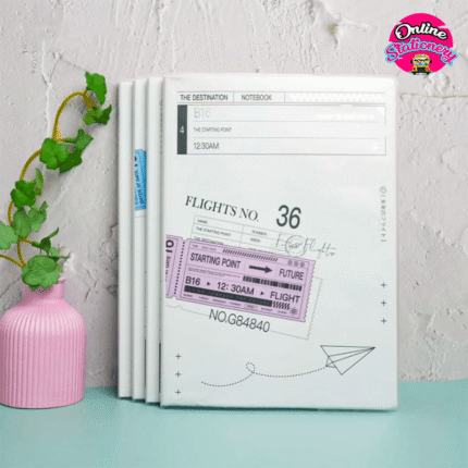 Vintage Ticket Journal Notebook 76 Pages